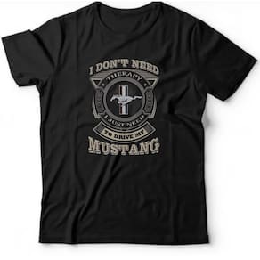 Camiseta algodão carros - I just need to drive my Mustang