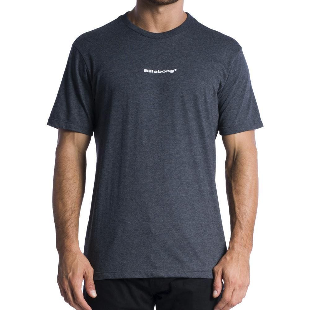 Camiseta Billabong Smitty SM24 Masculina Cinza Escuro Mescla