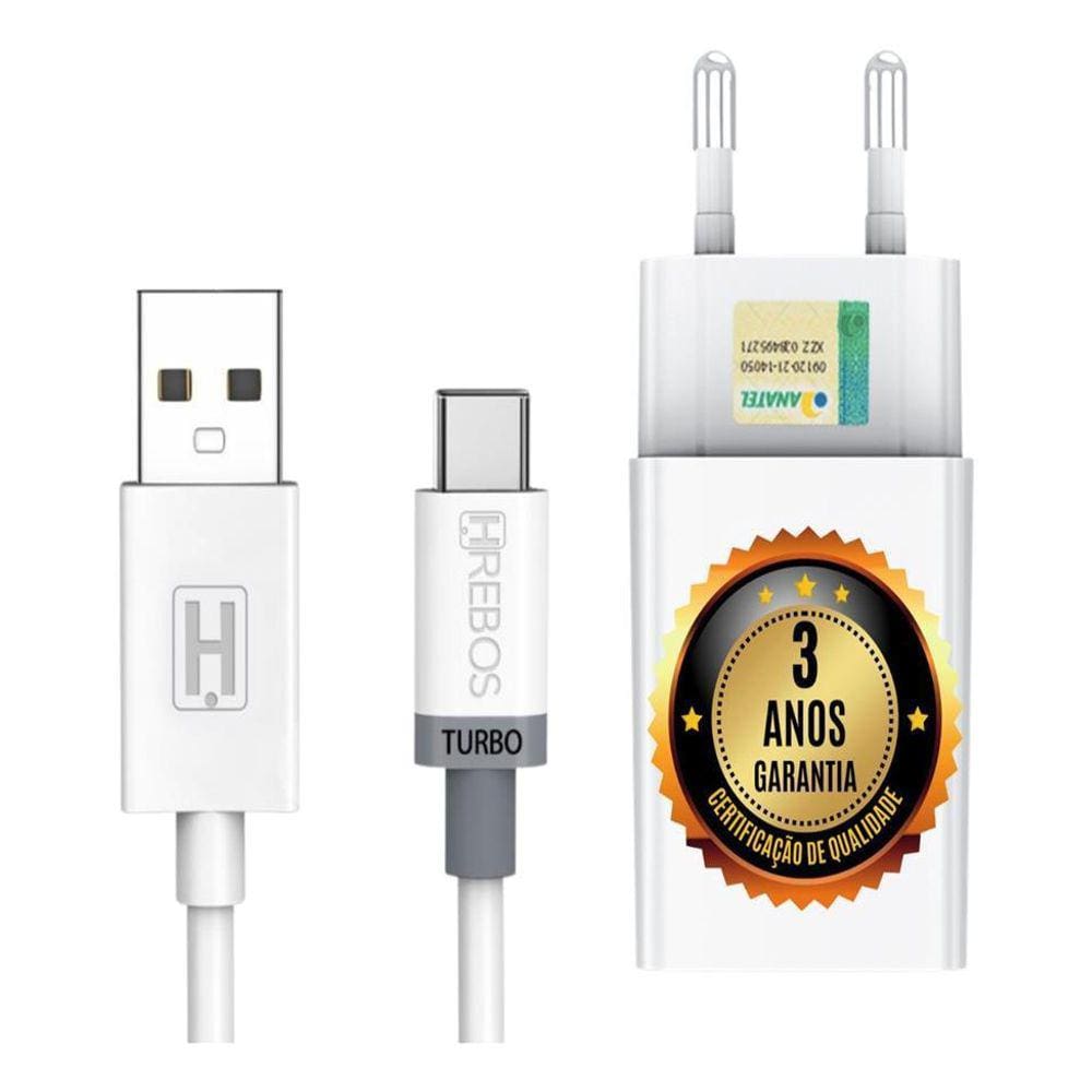 Carregador Turbo Galaxy A53 A73 A52 A22 S21 A83 | Anatel