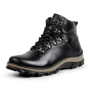 Bota Coturno em Couro Four Season com Cadarço e Sola Borracha Robusta