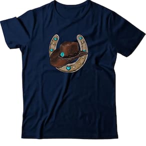 Camiseta algodão country/sertanejo - Estilo Vaqueiro