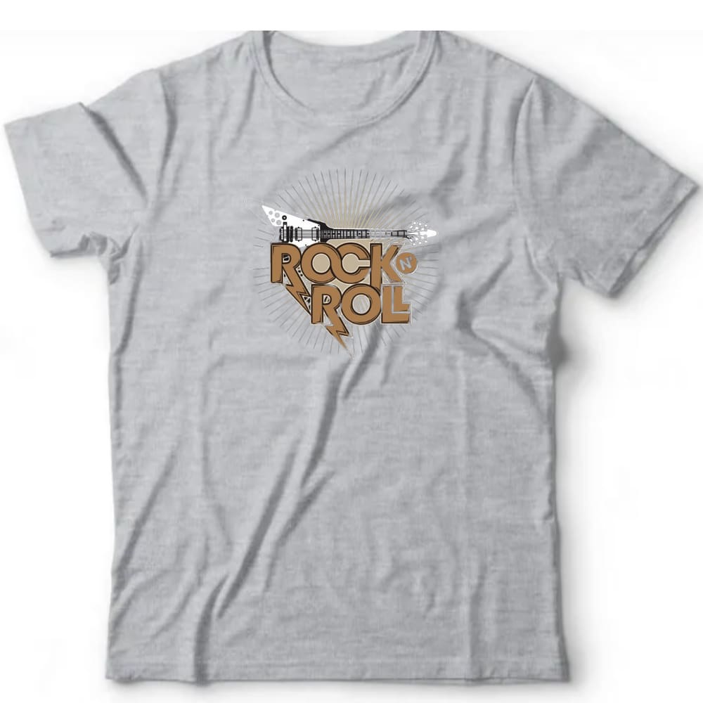 Camiseta algodão rock - Rock N` Roll
