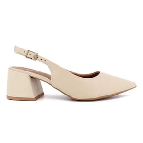 Slingback Usaflex Feminino Bico Fino Casual AK0202