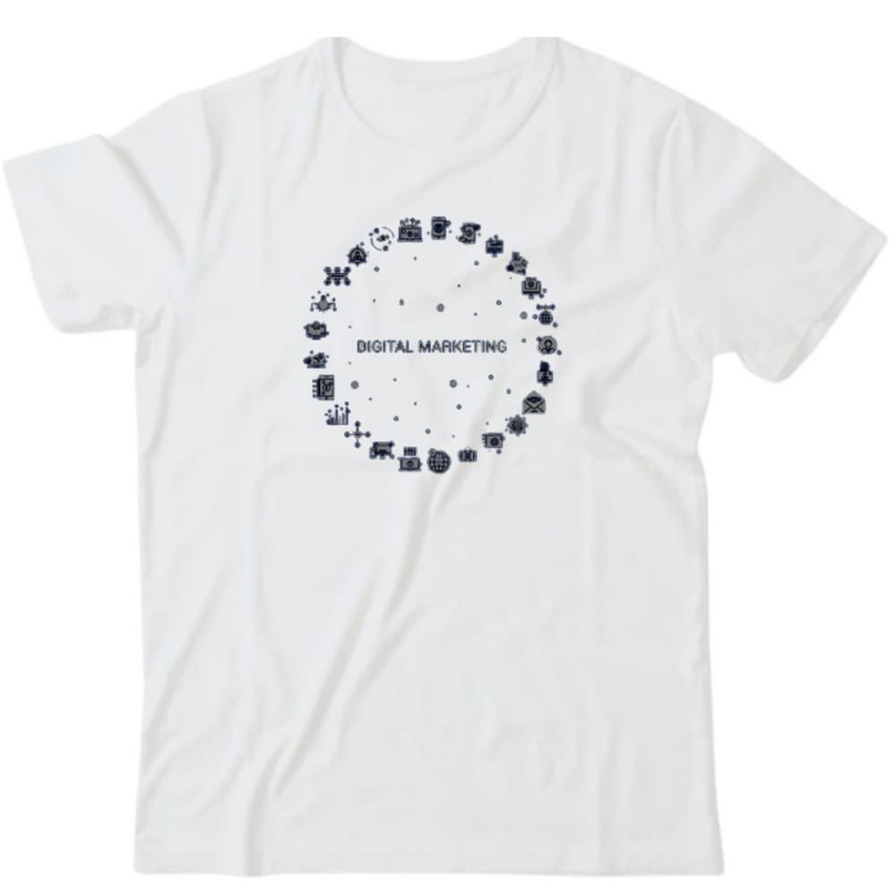 Camiseta algodão Profissões -Digital Marketing