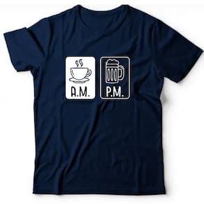 Camiseta algodão bebidas cerveja - AM PM
