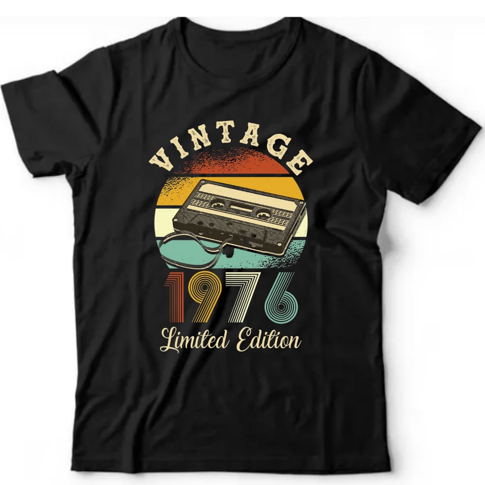 Camiseta algodão cronológicas- 1976 Ltda.