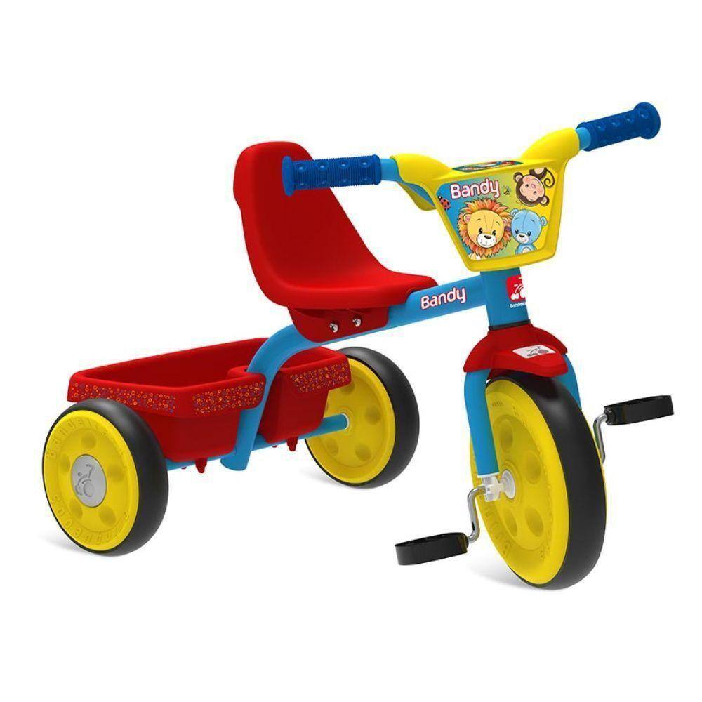 Triciclo Infantil Bandeirante Smart Plus - Vermelho+Verde