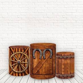 Trio De Capas Tecido Sublimado 3D Haras Fcc-504