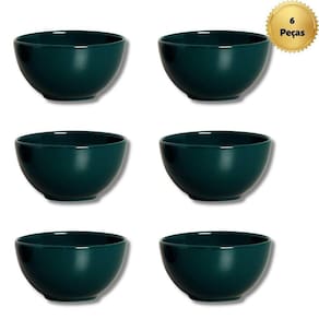 Conjunto 6 Bowls Slim 350ml Brancos | Resistente