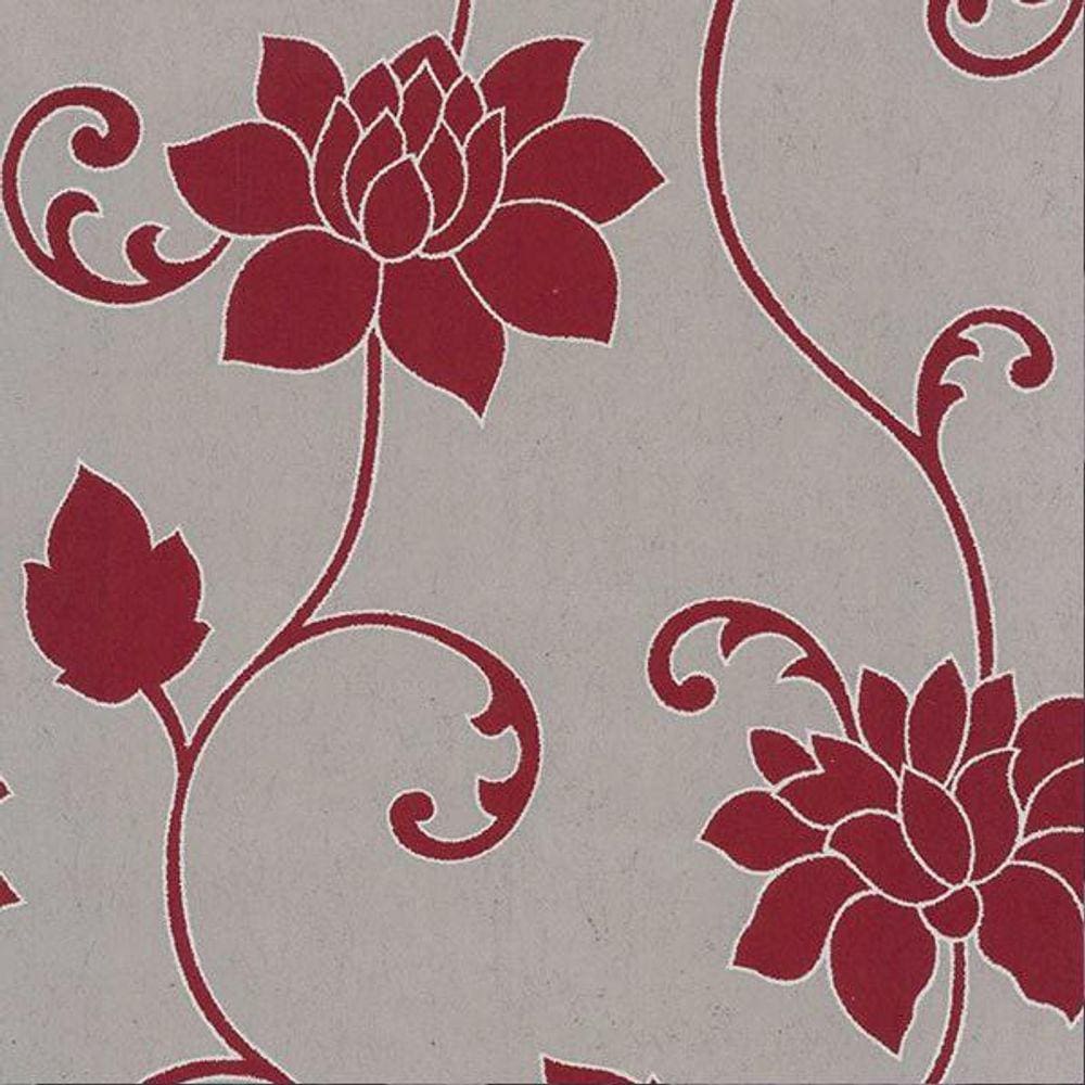 Papel De Parede K&G Papel Parede Floral Perolado