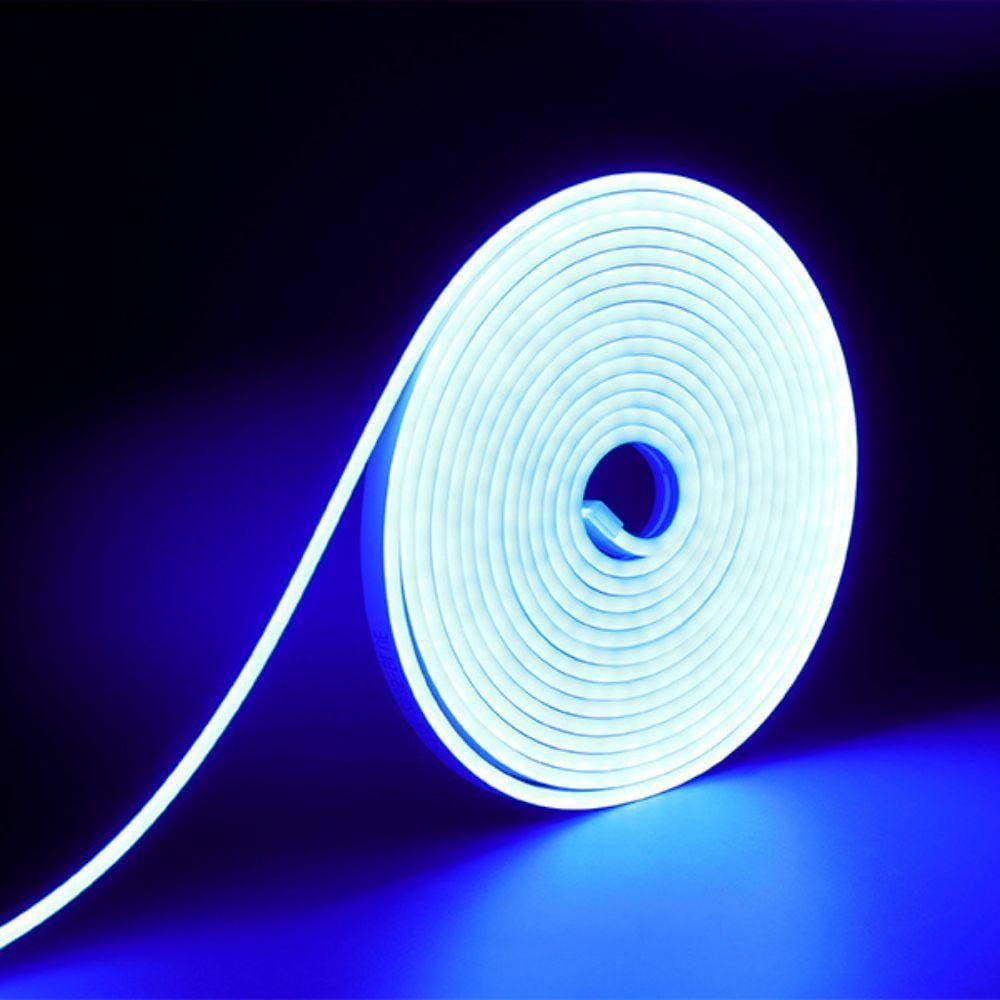 Fita De Led Neon Taschibra 8w-m Ip65 12v Cores | Valor Do Metro Azul