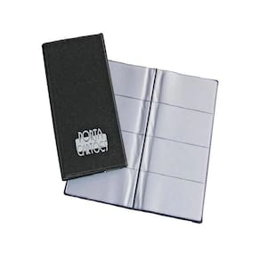 Kit 5 Porta Cartão Tipo Agenda 317 - Para 80 Cartões - Acp