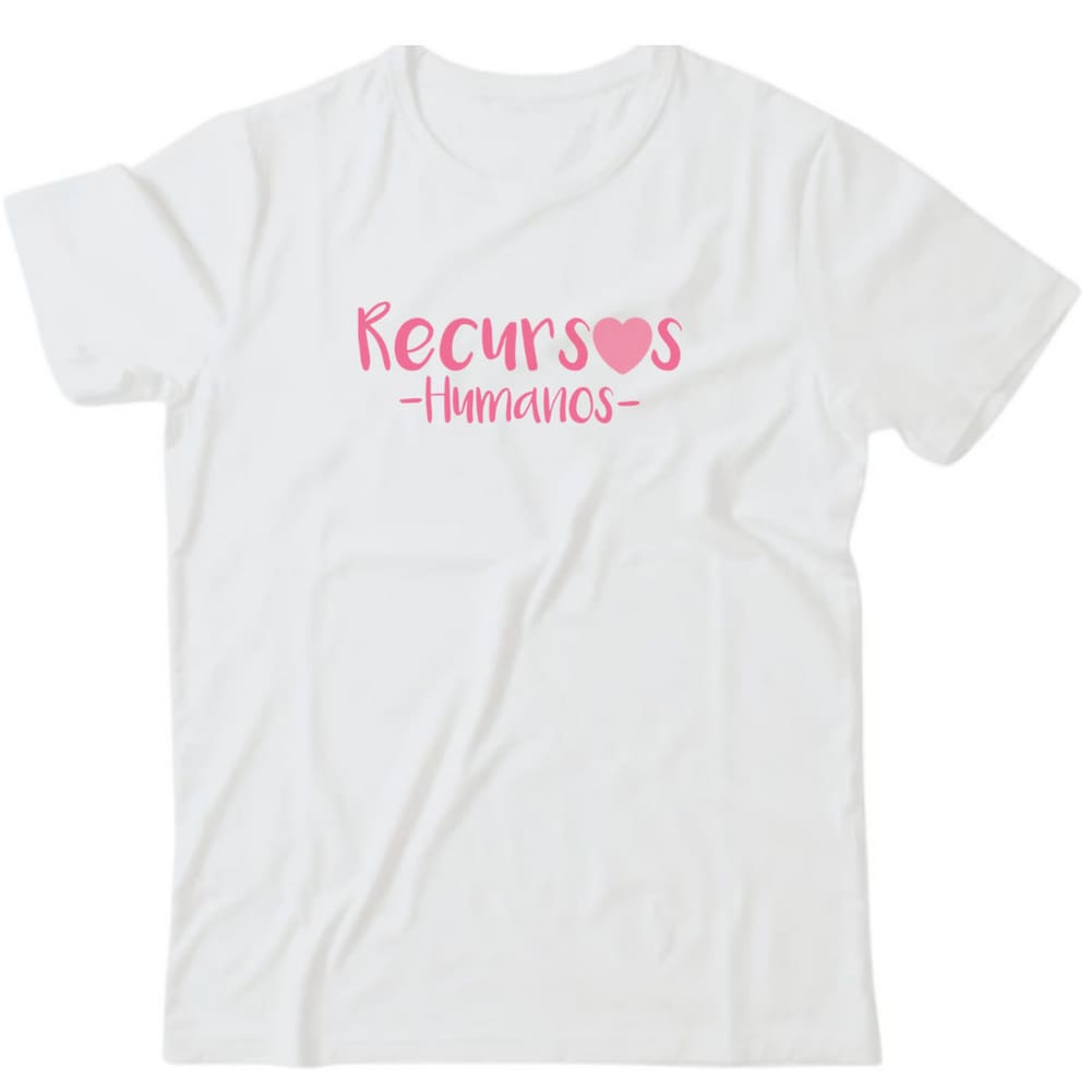 Camiseta algodão Profissões -Recursos Humanos