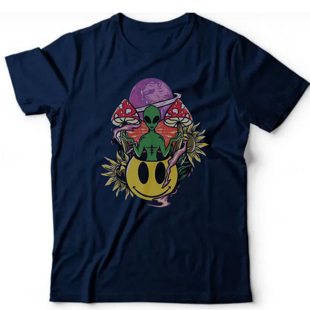 Camiseta algodão ufologia - Alien mágico