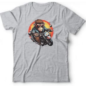 Camiseta desenhos - Rider monkey