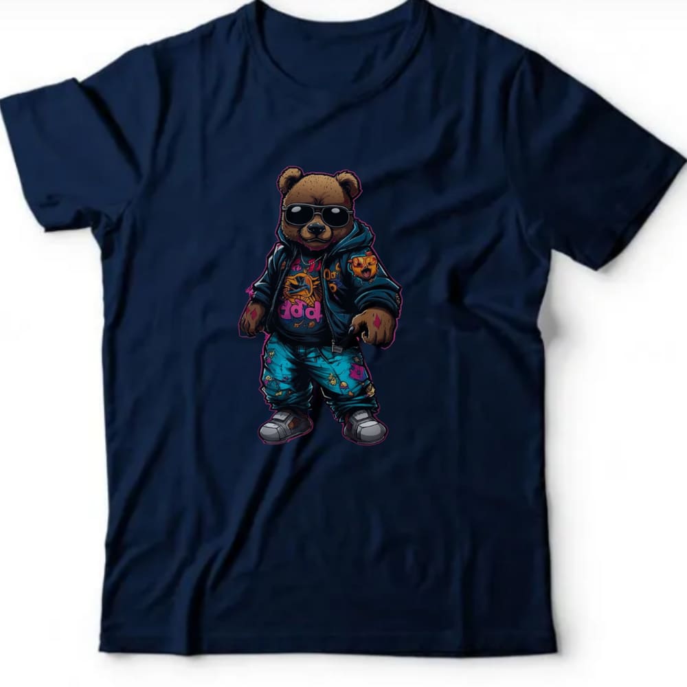 Camiseta desenhos - Bear estiloso