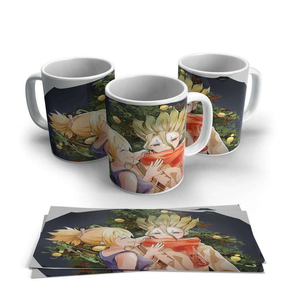 Caneca de Porcelana Dr Stone Modelo 15