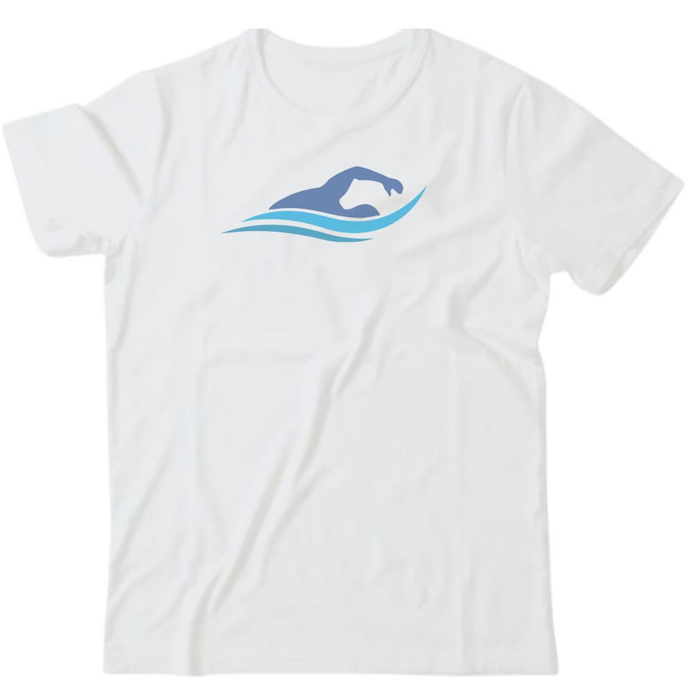 Camiseta algodão esportes - Natação