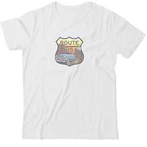 Camiseta algodão carros - Route US