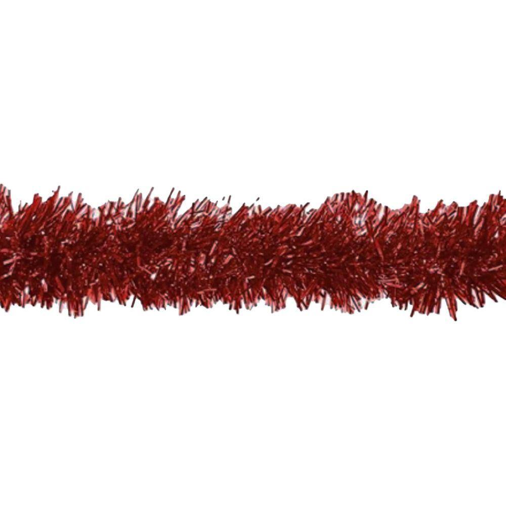 Festão de Natal Vermelho 9cm x 2m