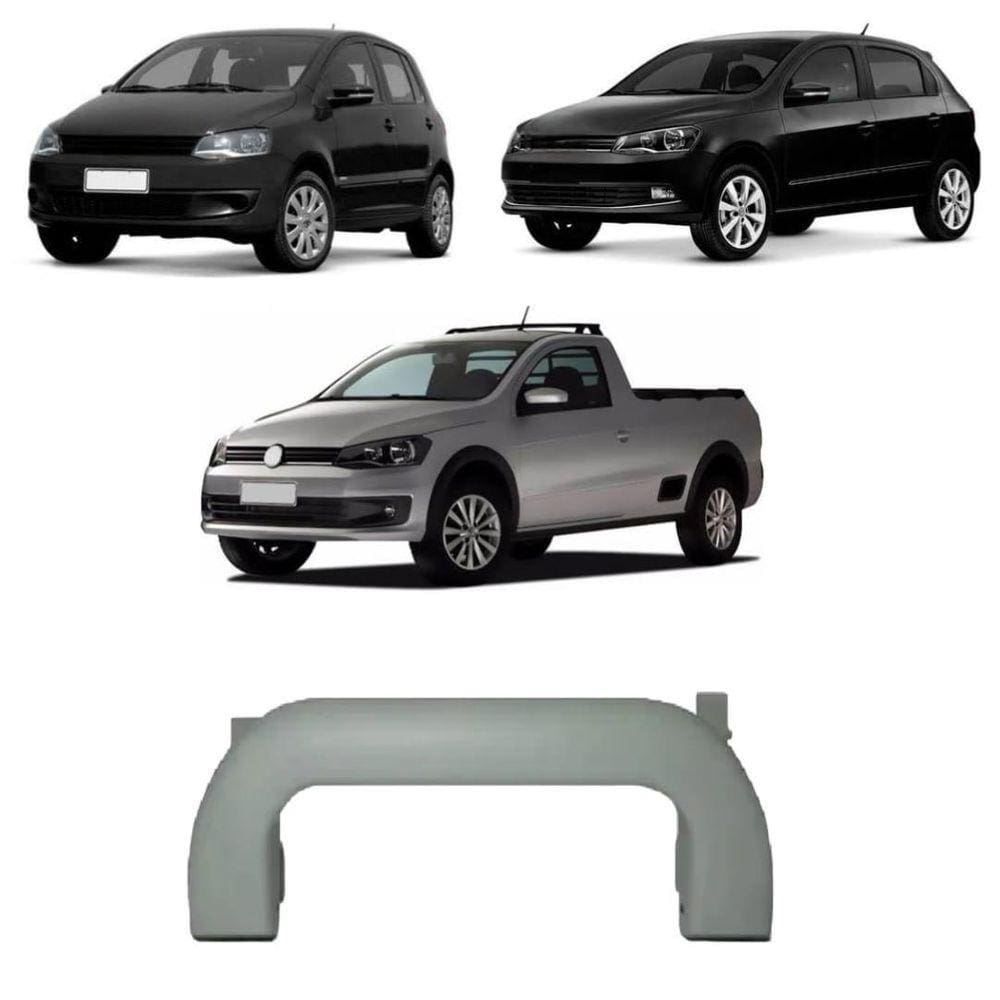 Alça Teto Puxador G/V/S G2/G3/G4/G5/G6 Cinza S/ Cabide Cinza