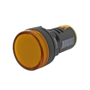 Sinaleiro Led Iluminado 22Mm 220V Amarelo Modelo L20