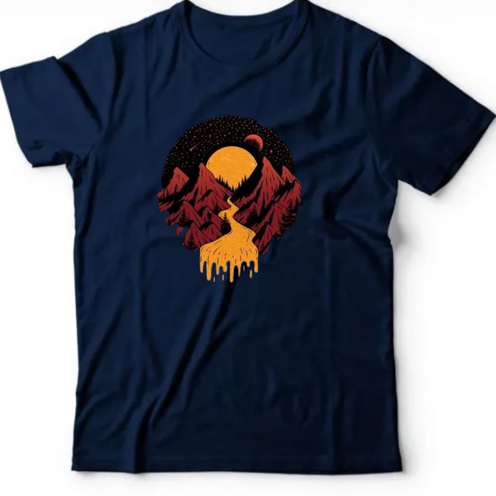 Camiseta algodão pets & natureza - Montanhas