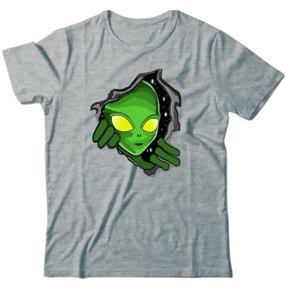 Camiseta algodão ufologia - Invasão Alien