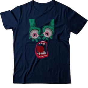 Camiseta desenhos - Scared