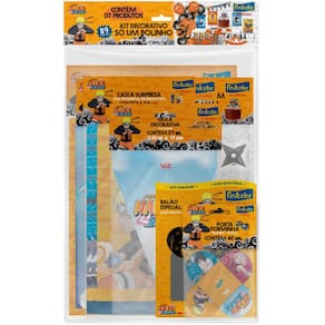 Kit Festa Naruto  Completa Só Um Bolinho 90 Peças
