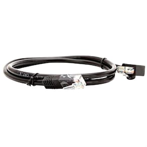 Cabo De Rede Cat5E Plug 90 Graus Para Lateral - 50 Cm