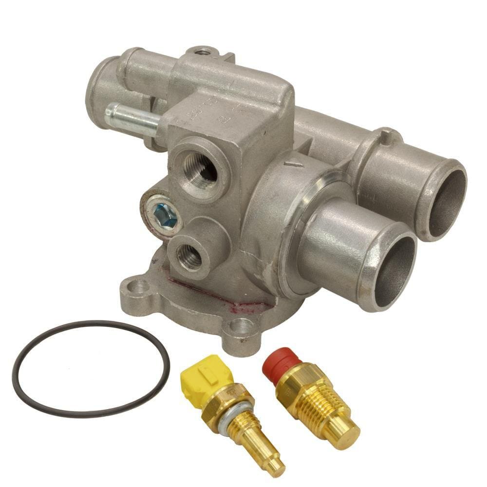Kit Válvula Termostática + Plug Temperatura Brava Palio Siena Strada 1.6 16V - MTEK20044
