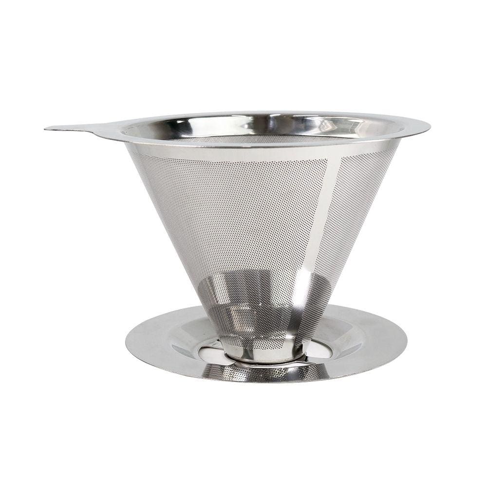 Filtro E Coador De Café De Inox Reutilizável 8x10cm