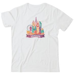 Camiseta algodão global prints - A cidade de Londres