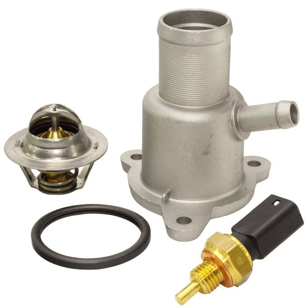 Kit Válvula Termostática + Plug Temperatura Clio Duster Kangoo Logan Megane Oroch Sandero Scenic Symbol - MTEK20042