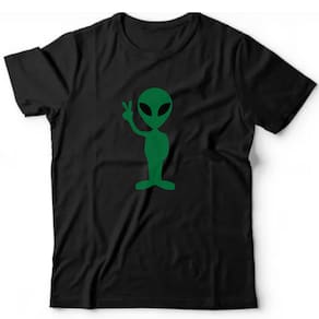 Camiseta algodão ufologia - Hi ET