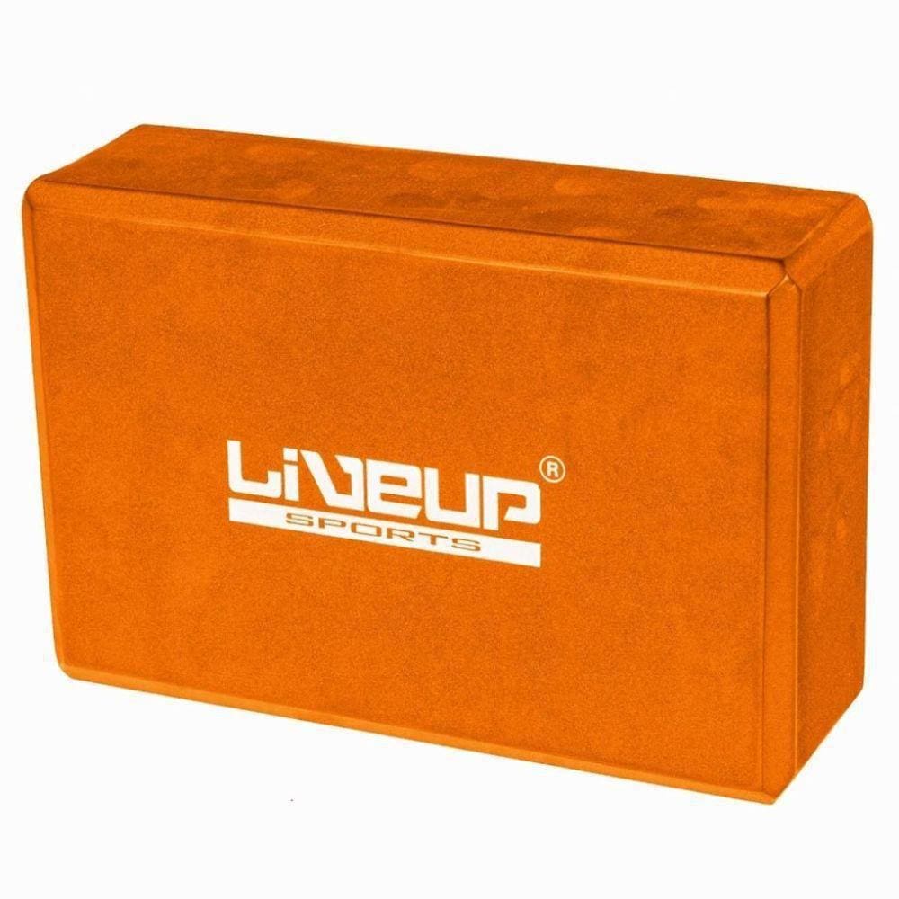 Bloco De Yoga - Laranja - Liveup Ls3233-Lr