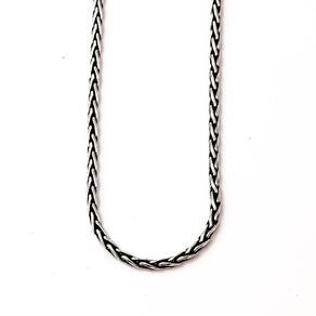 Corrente Palmeira Prata De Bali 1,5mm Prata De Bali 925 45cm