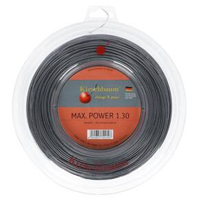 Corda Kirschbaum Max Power 16L 1.30mm Rolo com 200 Metros Prata