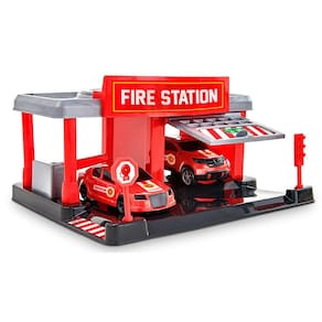 Brinquedo De Bombeiros Com 2 Carrinhos -  Bs Toys 580
