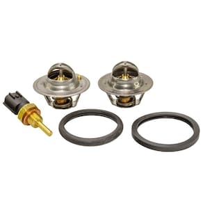 Kit Válvula Termostática + Plug Temperatura Fluence Sentra 2.0 Livina Tiida 1.8 Xtrail 2.0 2.5 16V - MTEK20050