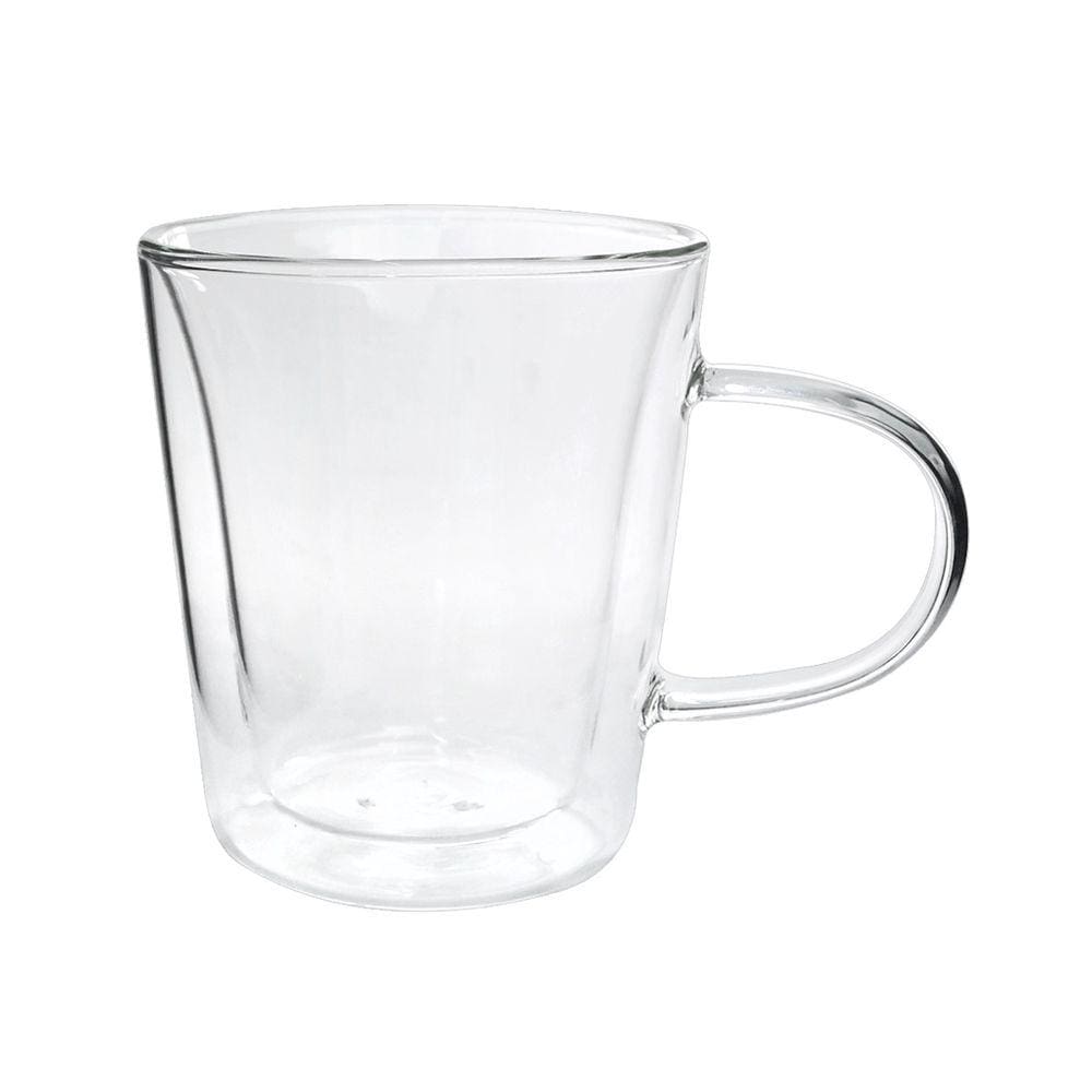 Xícara De Vidro Borossilicato Parede Dupla 220ml