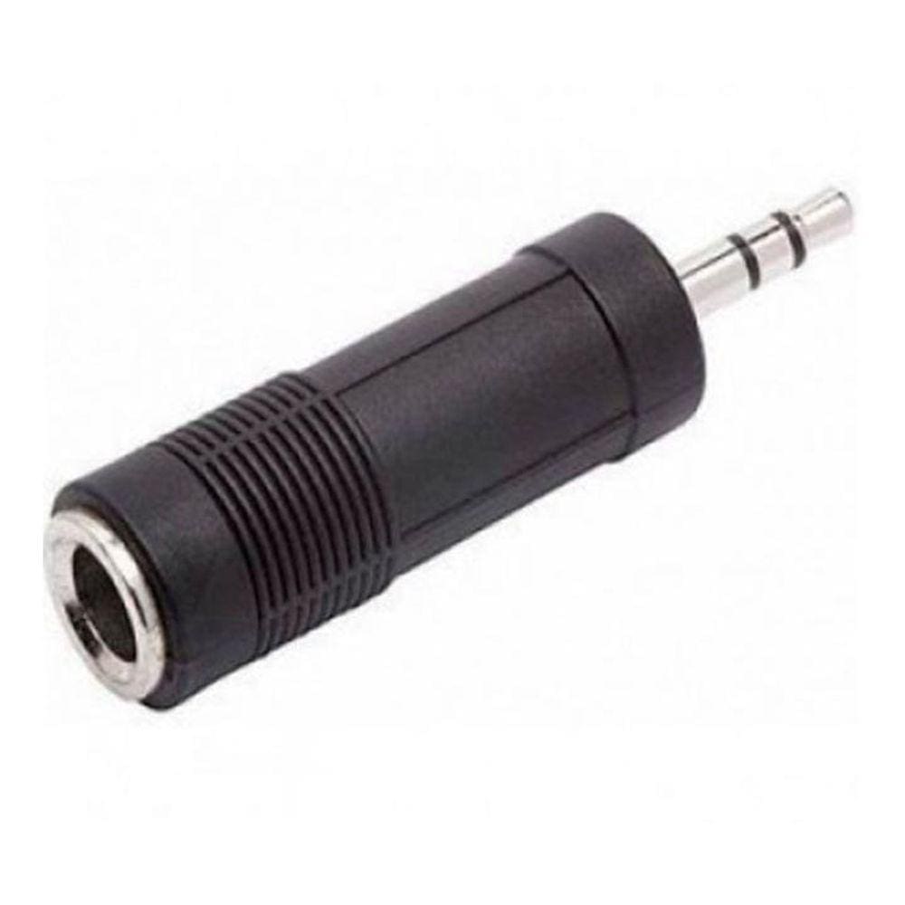 Adaptador Cabo P2 Macho X P10 Fêmea Lelong LE-5533 - Preto