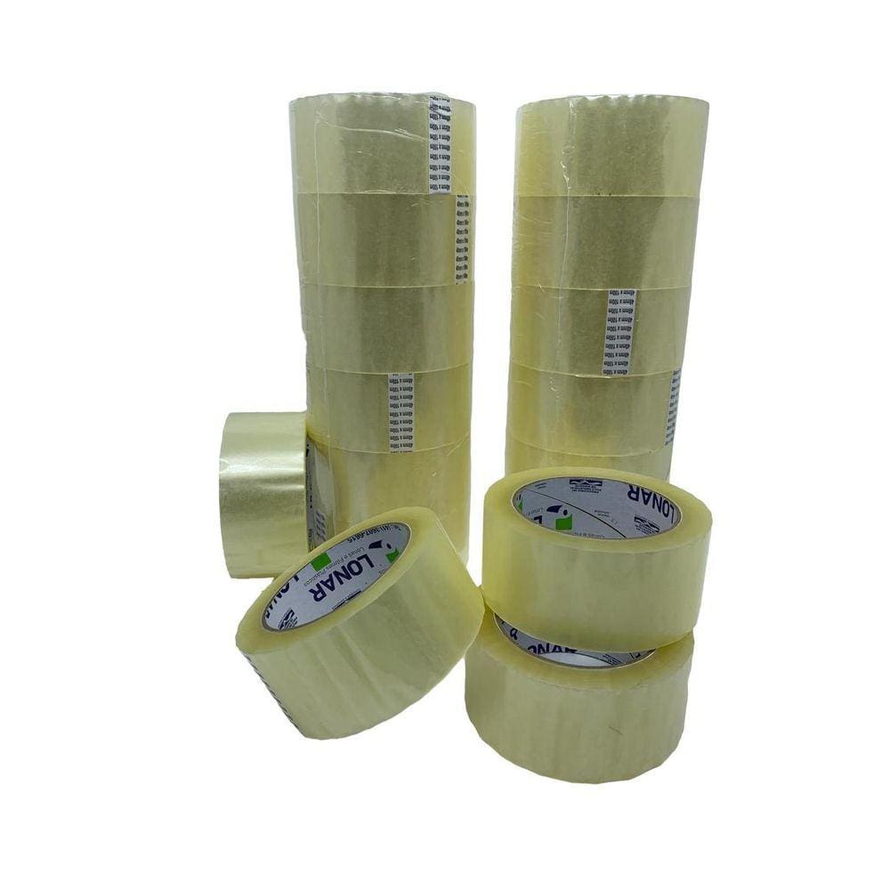 Fita Adesiva Transparente - Caixa Com 72 Unidades