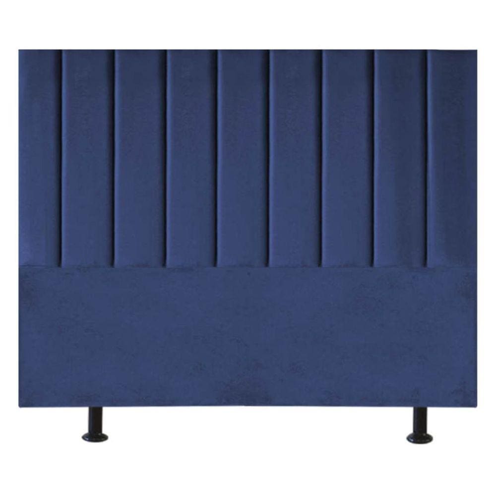 Cabeceira Estofada Cama Box Queen 160 cm Sophia Carla Suede