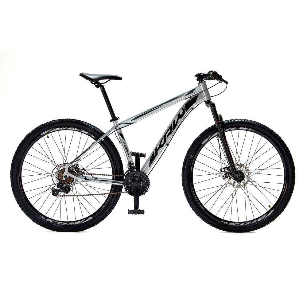 Bicicleta Krw S8 Aro 29 Susp. Dianteira 27 Marchas - Prata/preto