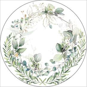 Painel Redondo 3D Sublimado Floral Frd-3183