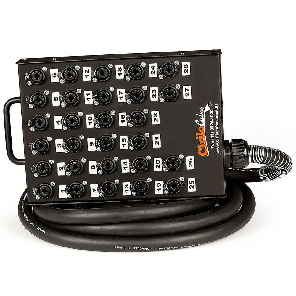 Medusa 48 Vias Com Conectores Combo - 10 Mt