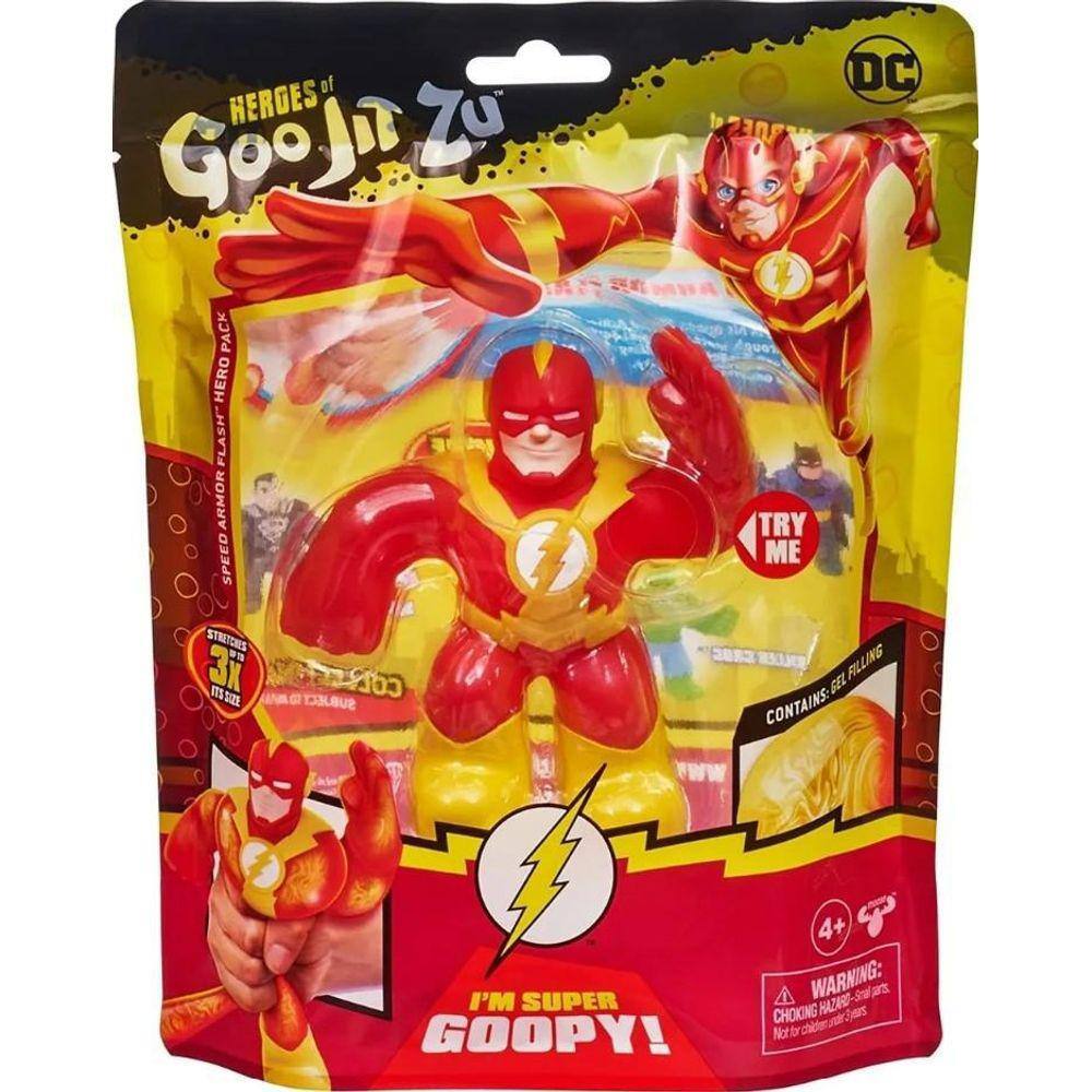 Goo Jit Zu Boneco Elástico De 10Cm Flash - Sunny 3156