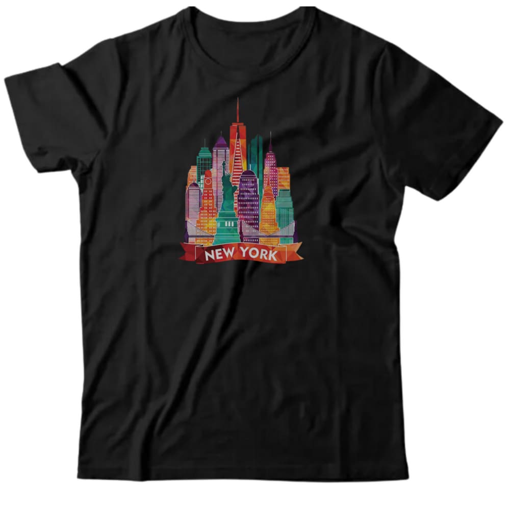 Camiseta algodão global prints - Nova York